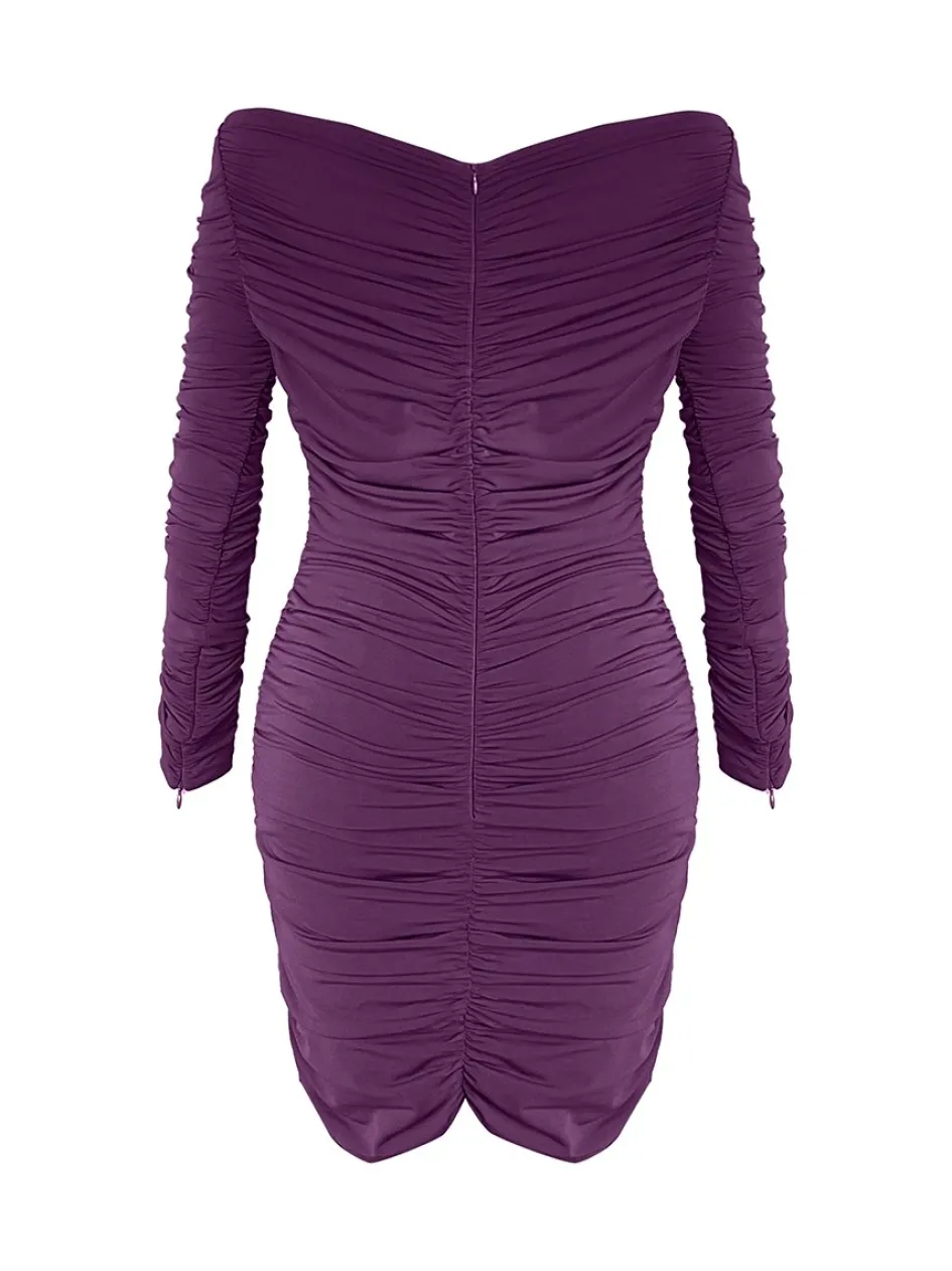 Gigii's Mini Dresses | Alegra Dress - Bright Purple