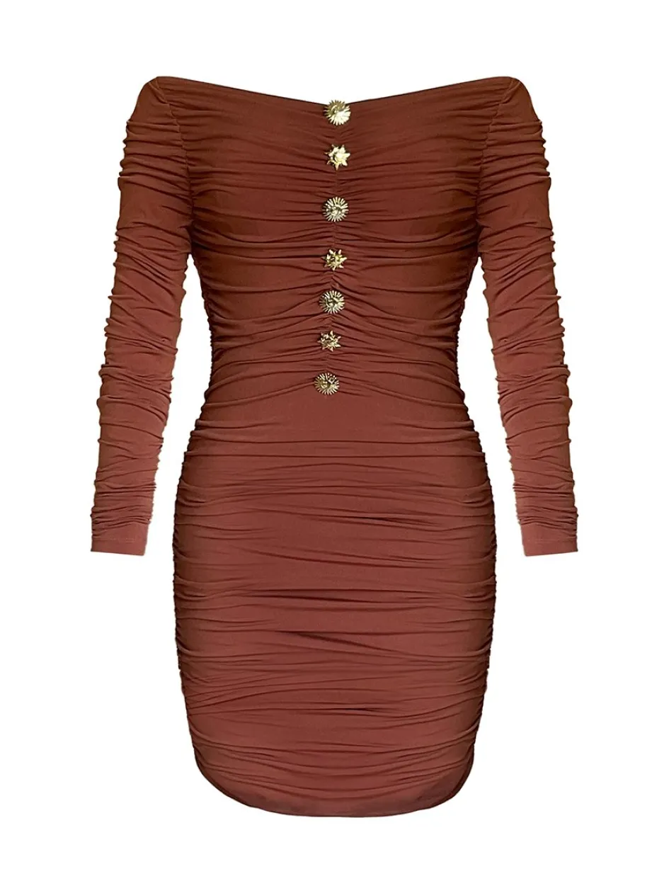alegra_dress__midnight_plum_2.webp Gigii's Mini Dresses | Alegra Dress - Midnight Plum