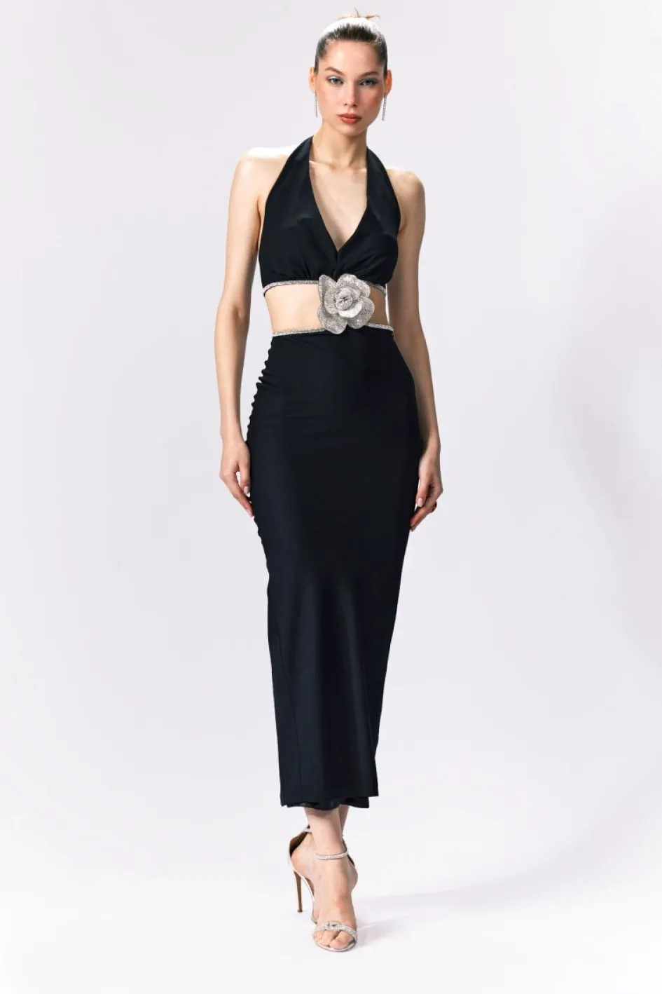 Gigii's Midi Dresses | Alice Rose Dress - Black