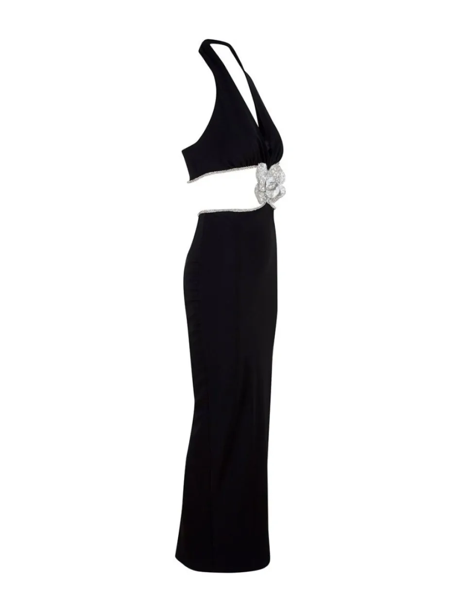 alice_rose_dress__black_4.webp Gigii's Midi Dresses | Alice Rose Dress - Black