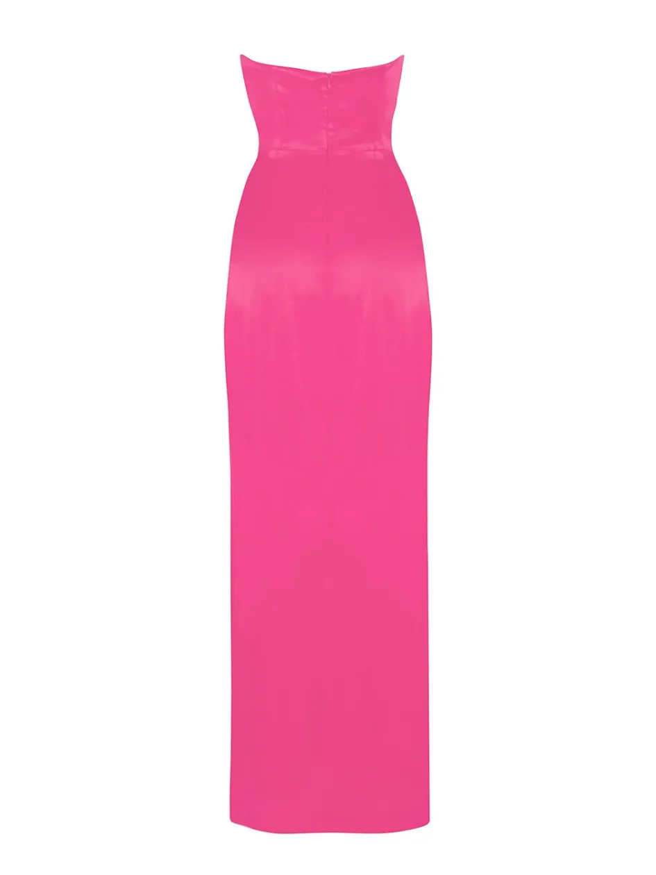 doutzen_dress__magenta_3.webp Gigii's Maxi Dresses | Doutzen Dress - Magenta