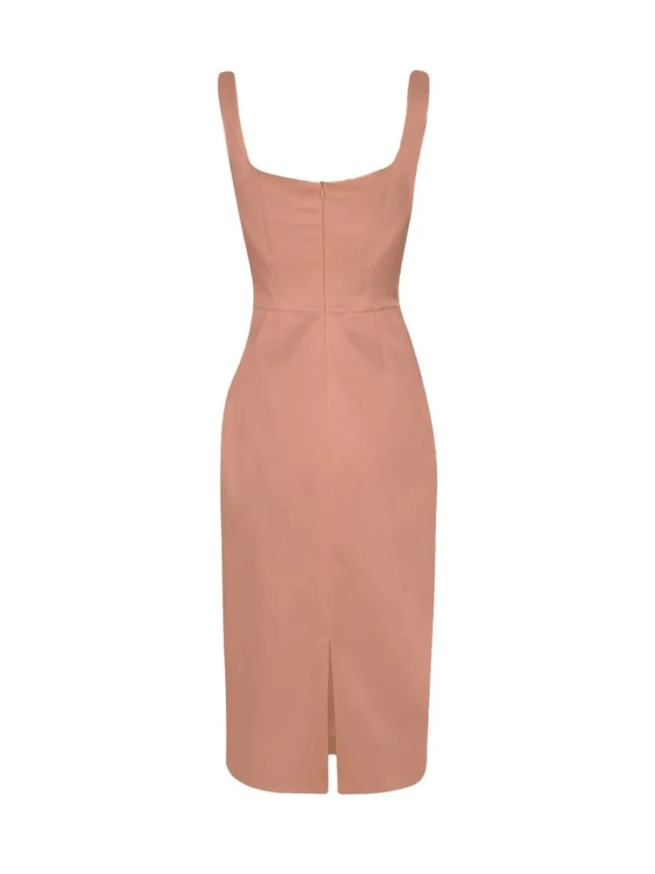 Gigii's Midi Dresses | Goya Dress - Beige