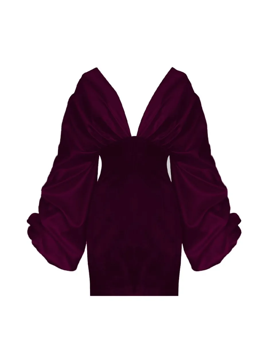 Gigii's Mini Dresses | Libre Solo Dress - Bordoux