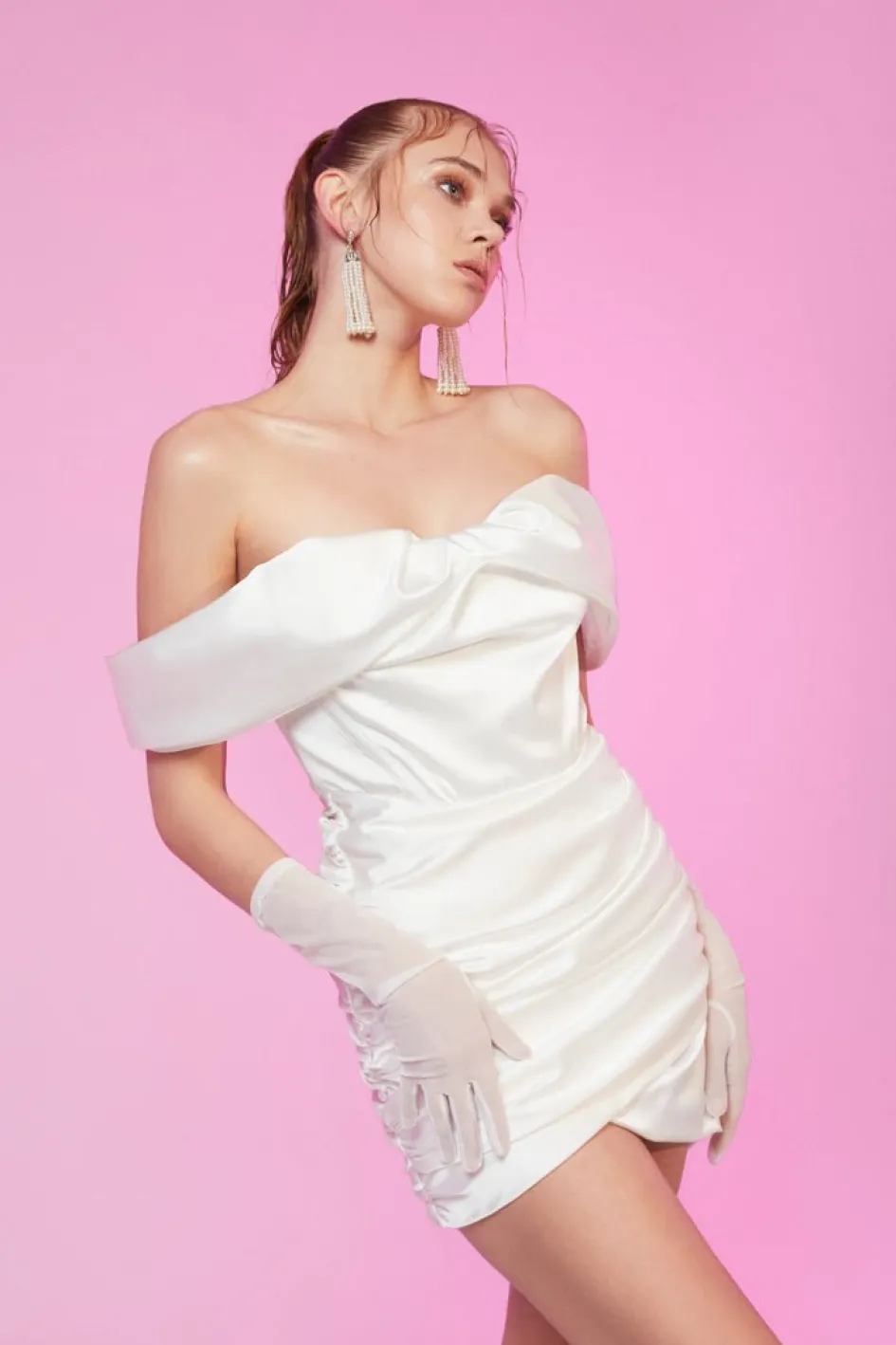 Gigii's Dresses | Mini Dresses | Lydia Dress - White