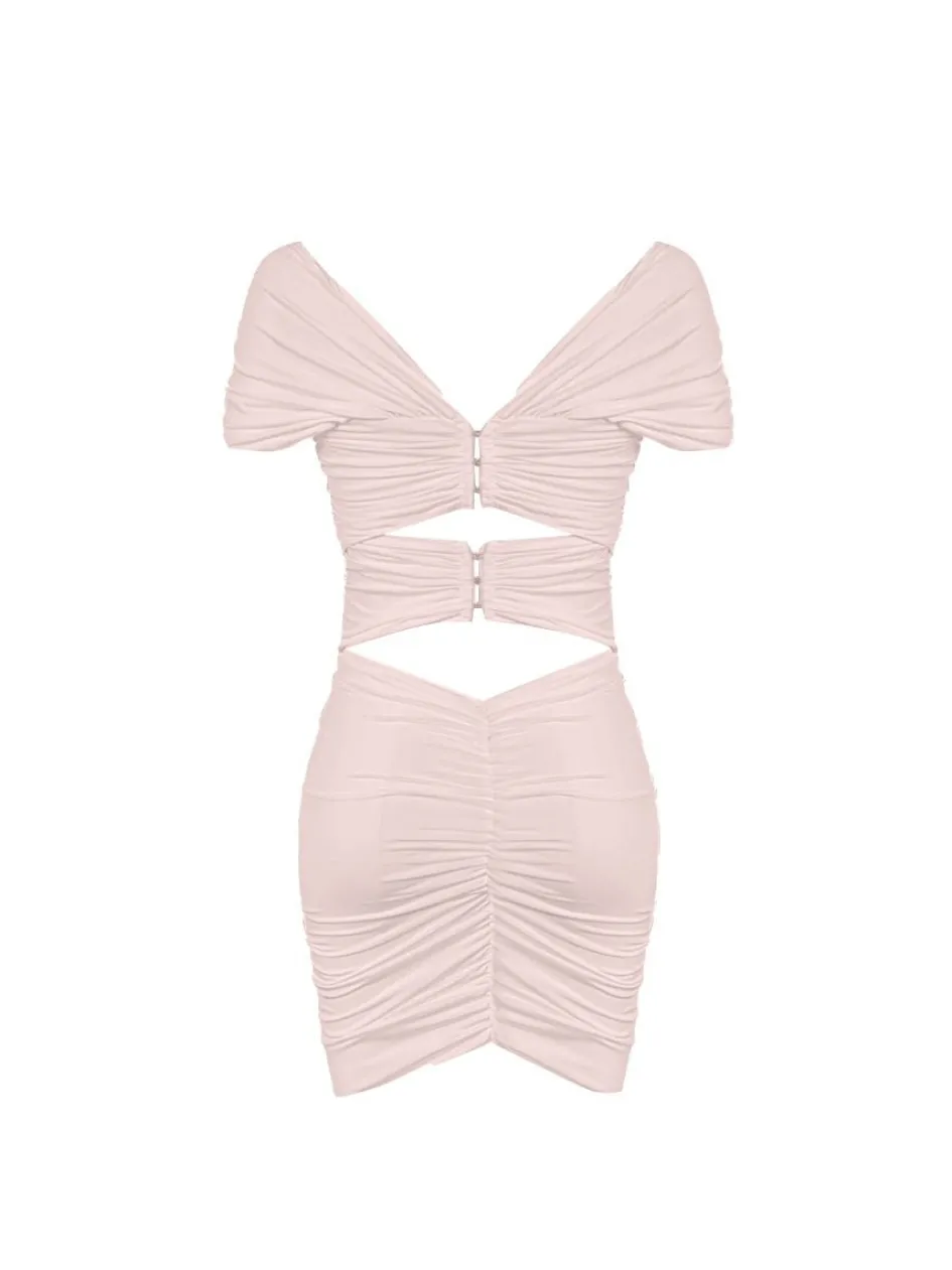 madison_mini_dress__dark_beige_2.webp Gigii's Mini Dresses | Madison Mini Dress - Dark Beige