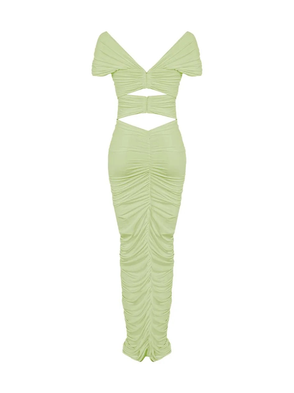 Gigii's Maxi Dresses | Madison Wind Dress - Matcha Green
