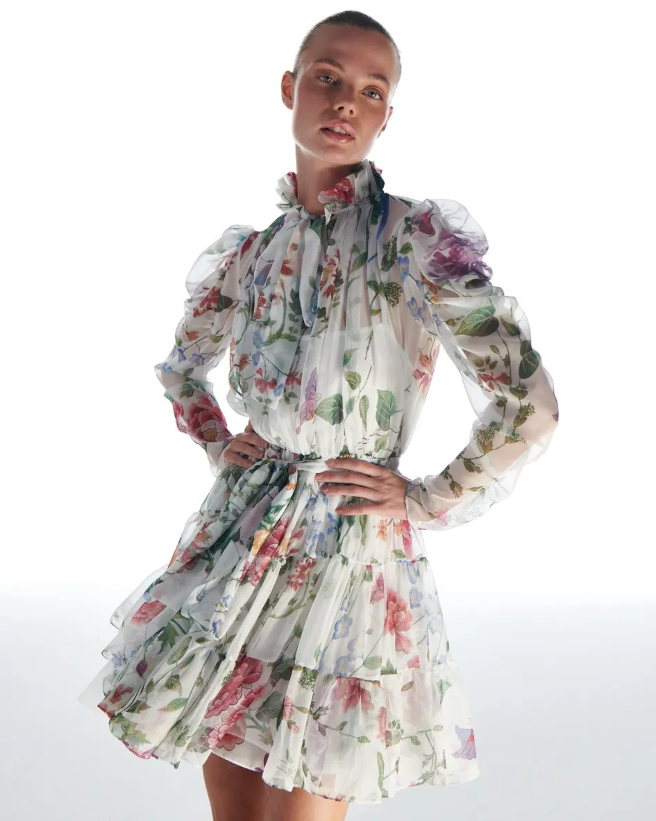 Gigii's Patterned Dresses | Mini Dresses | Molly Dress - Flower