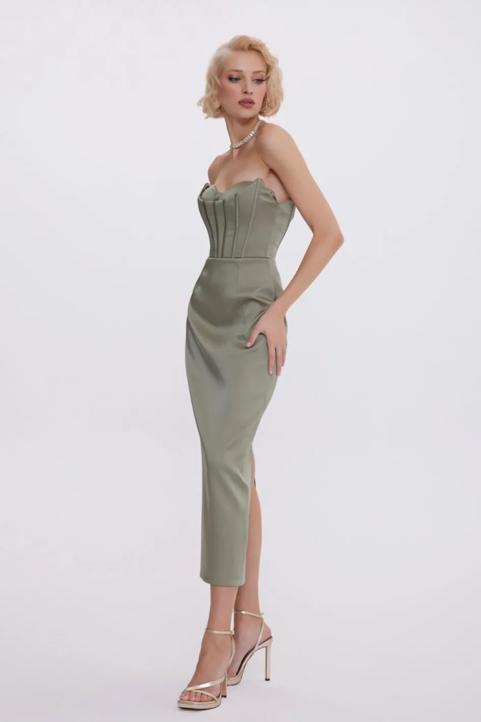 Gigii's Midi Dresses | Dresses | Monaco Dress - Green