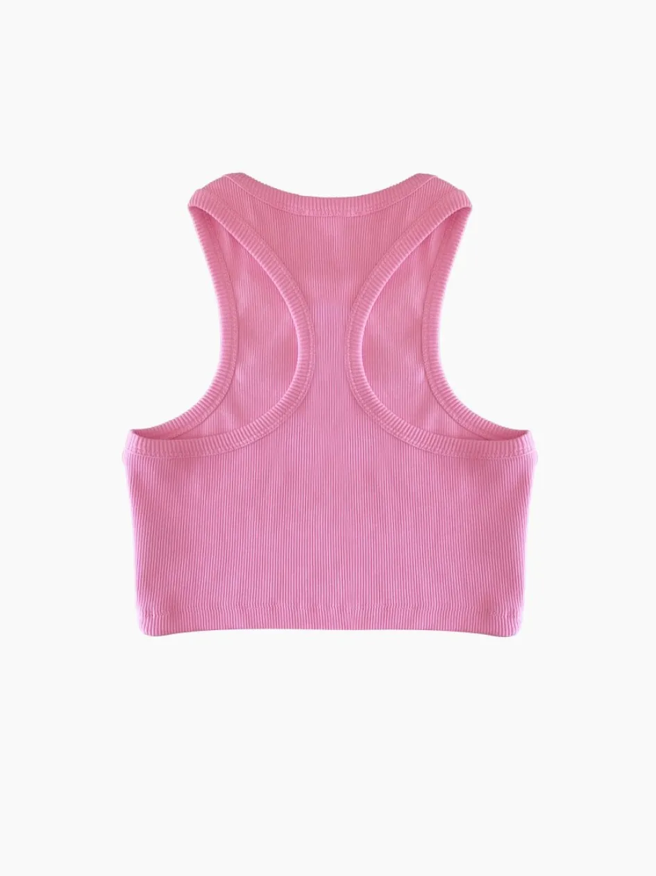 Gigii's Activewear | Street Smart | Soho Crop Tank - Pink