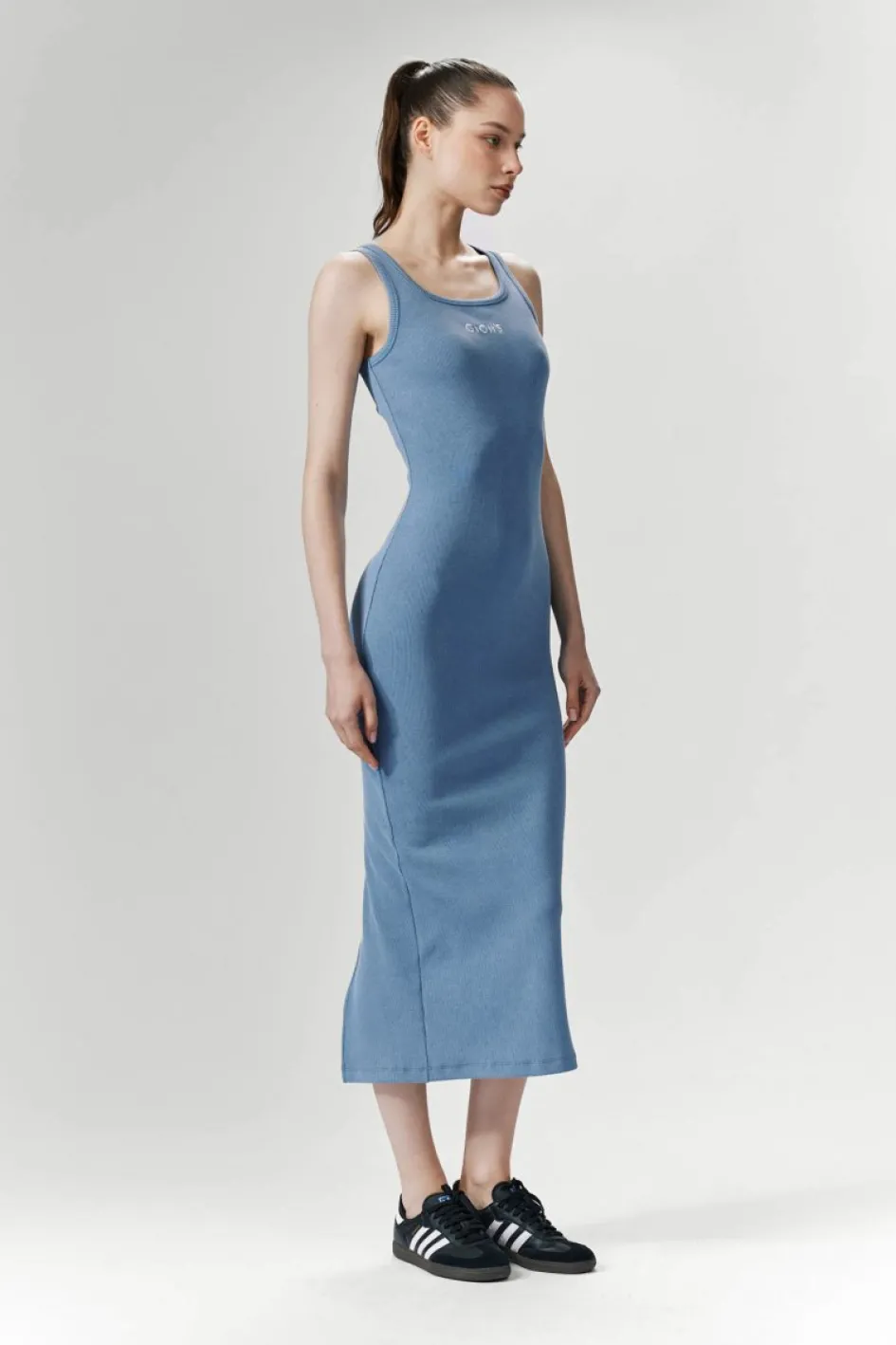 Gigii's Midi Dresses | Activewear | Soho Midi Dress - Blue