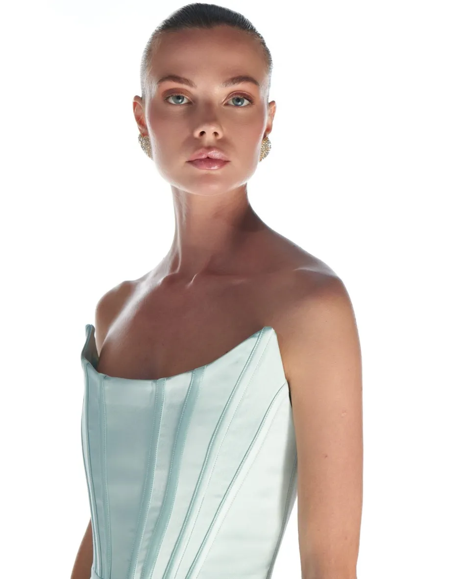 st_moriz_corset_dress__mint_3.webp Gigii's Mini Dresses | St Moriz Corset Dress - Mint