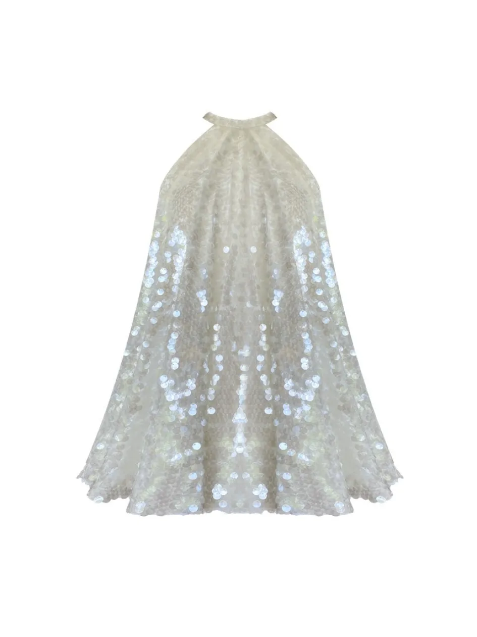 sylvia_glam_dress__white_3.webp Gigii's Mini Dresses | Sylvia Glam Dress - White