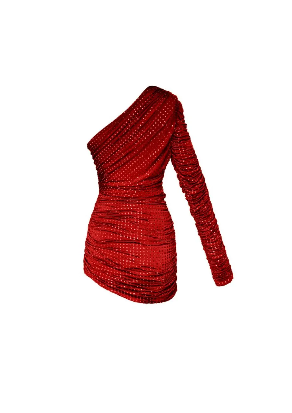 Gigii's Mini Dresses | Valona Diamond Dress - Red