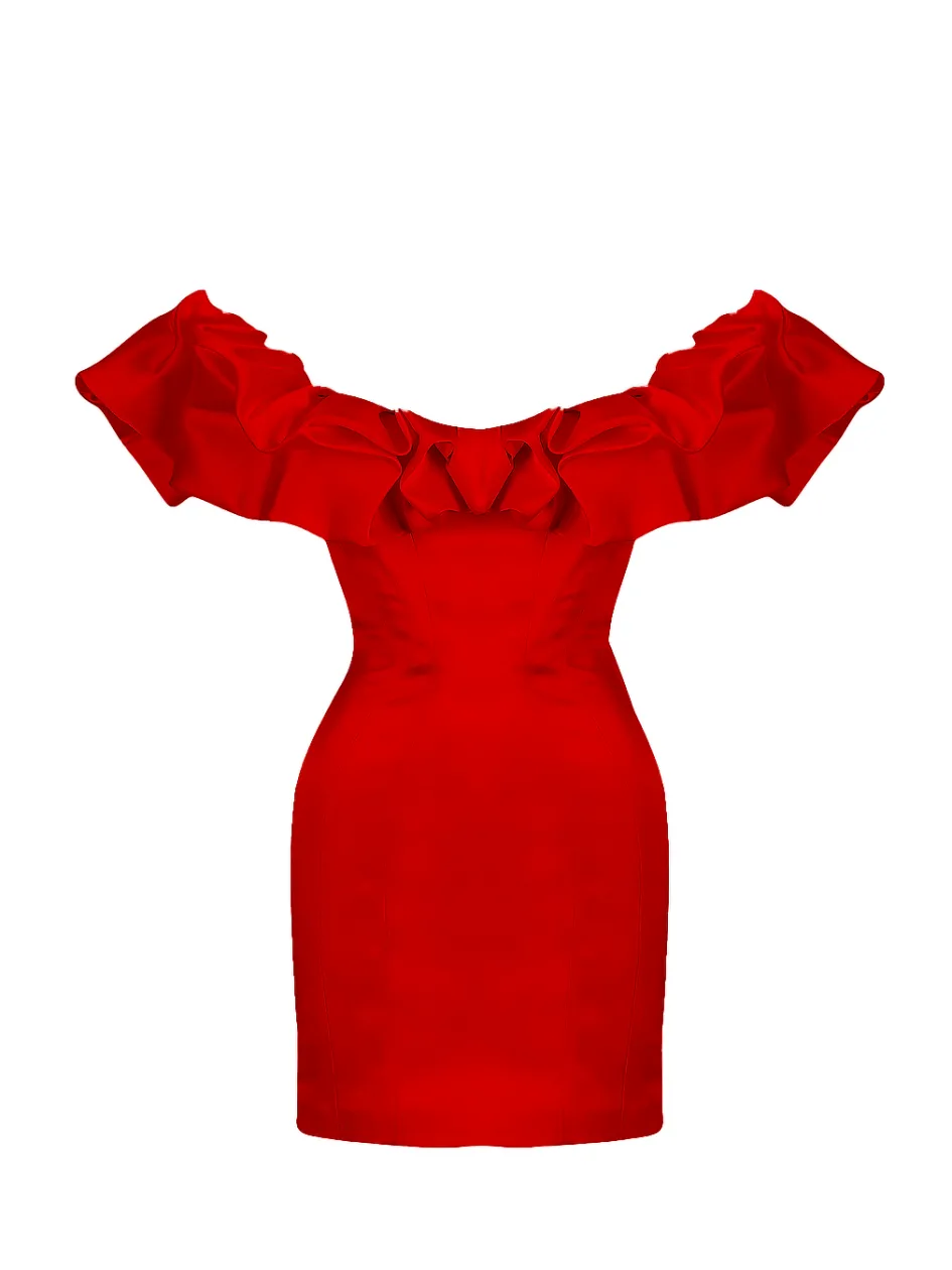 vienna_dress__red_2.webp Gigii's Mini Dresses | Vienna Dress - Red